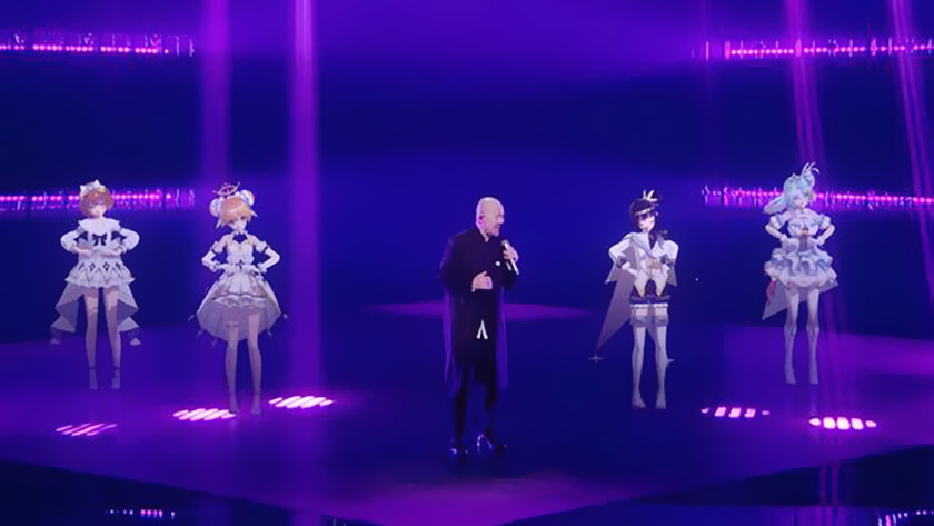 全息投影在舞臺上的效果 全息投影在舞臺上的效果