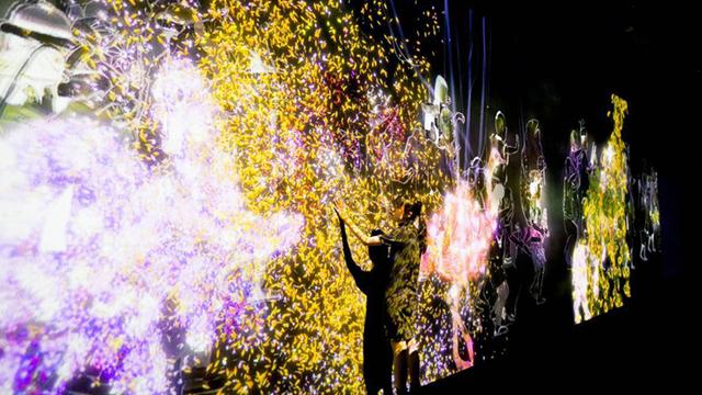 墻面互動(dòng)投影 娛樂場所墻面互動(dòng)投影