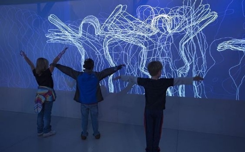 體驗互動投影 體驗互動投影效果呈現