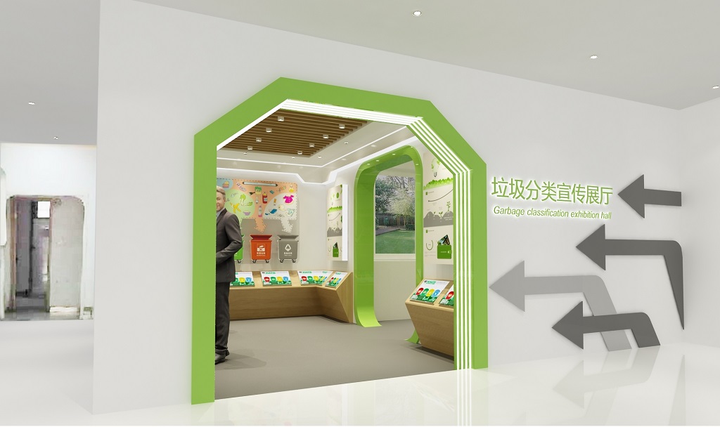 垃圾分類展廳 垃圾分類科普展廳大門