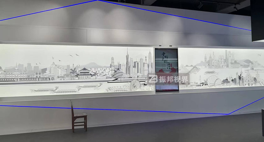 展廳滑軌屏 展廳滑軌屏效果展示