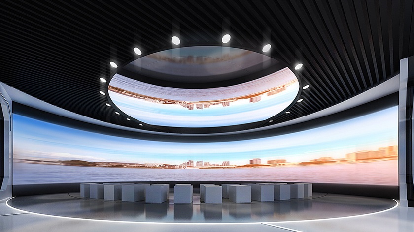 弧幕影院 弧幕影院制作效果圖