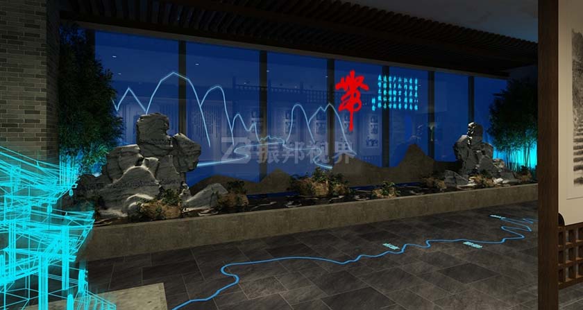 玻璃背投 博物館中的玻璃背投