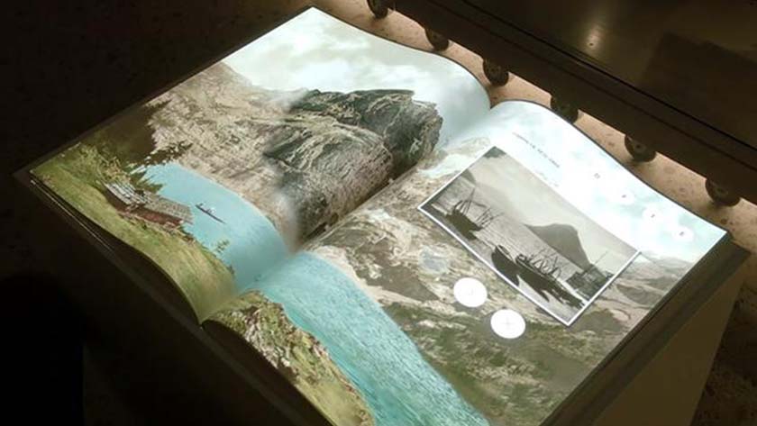 投影翻書互動(dòng)展示 投影翻書展示歷史文化內(nèi)容