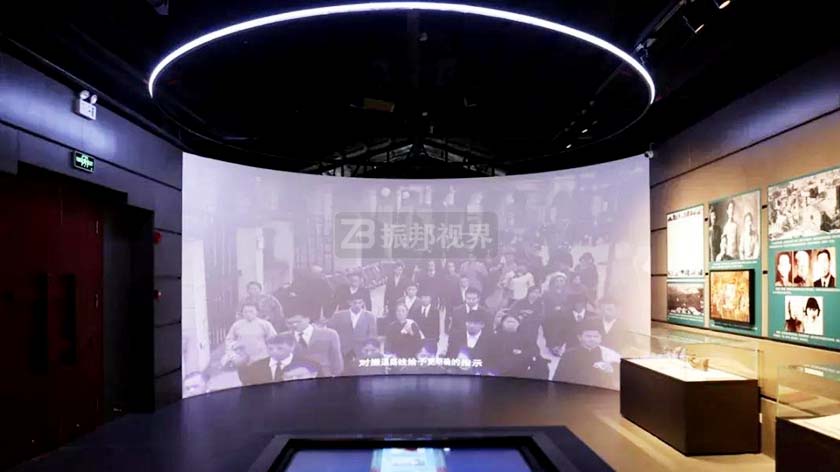 弧幕影院 弧幕影院歷史影像播放效果展示