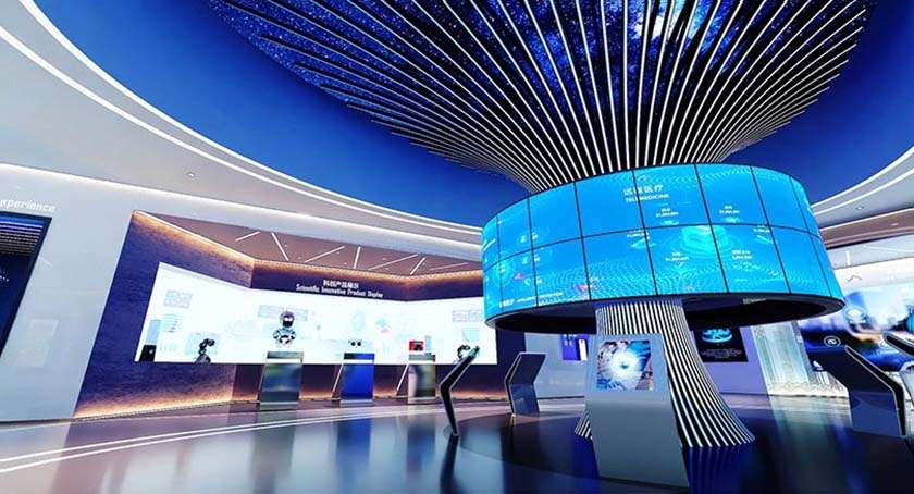科普類多媒體展廳 科普類多媒體展廳設(shè)計(jì)效果圖