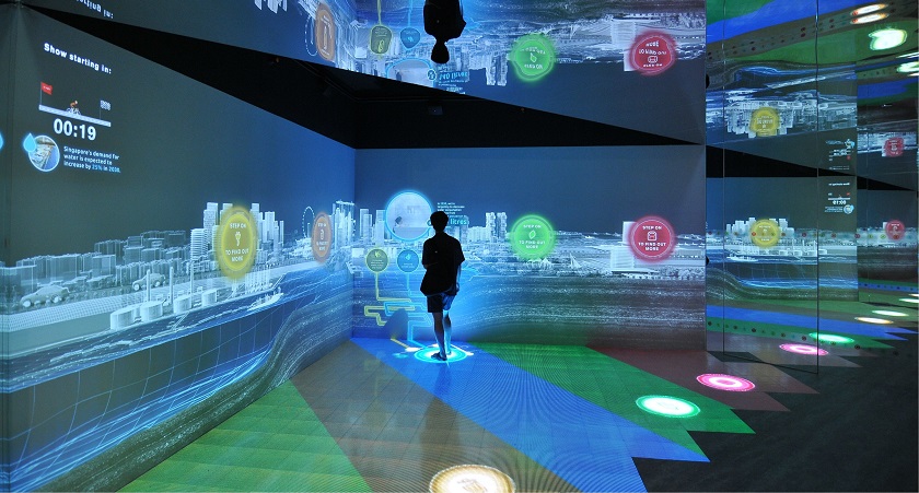 互動(dòng)投影設(shè)備 兒童樂(lè)園中的互動(dòng)投影設(shè)備