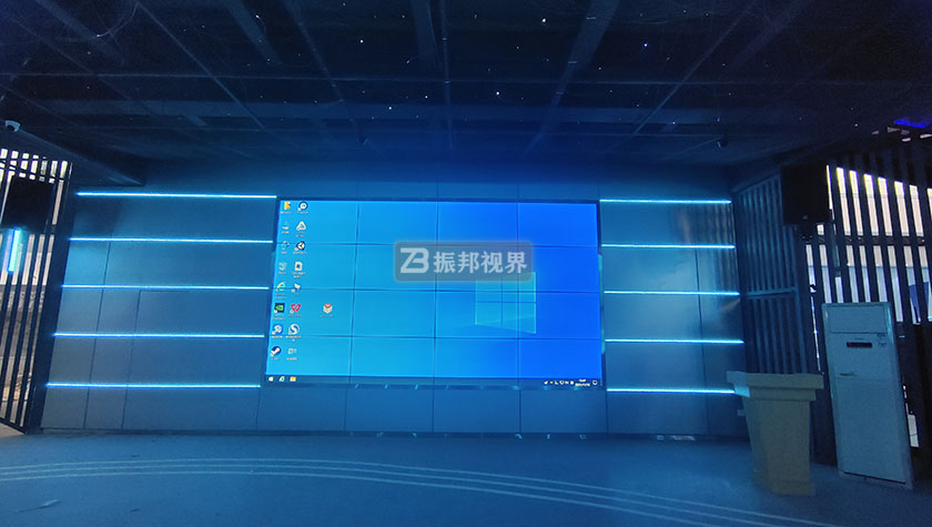 液晶拼接屏 展廳中的液晶拼接屏效果圖