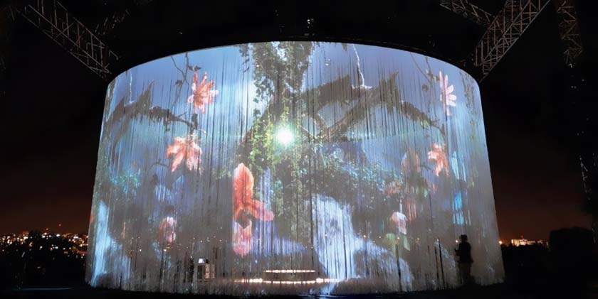 全息紗幕投影 全息紗幕投影展示效果