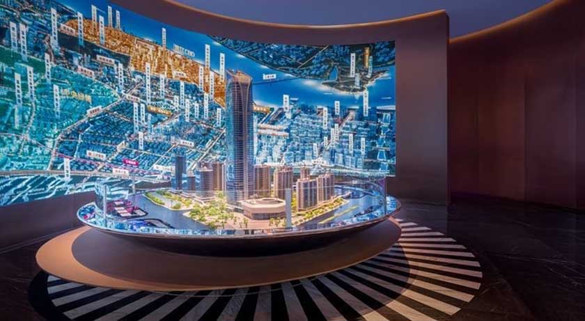 城市規(guī)劃館多媒體互動設(shè)計 城市規(guī)劃館多媒體互動設(shè)計效果圖