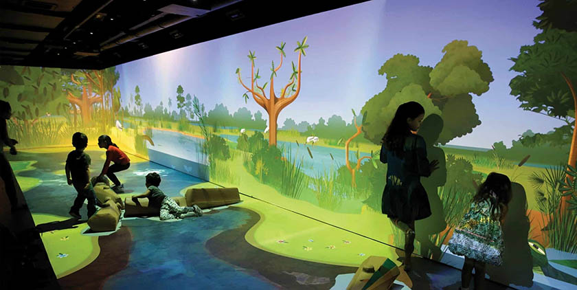 景區(qū)墻面互動投影 景區(qū)墻面互動投影效果展示