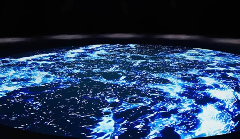 投影互動(dòng) 展廳中的投影互動(dòng)效果展示