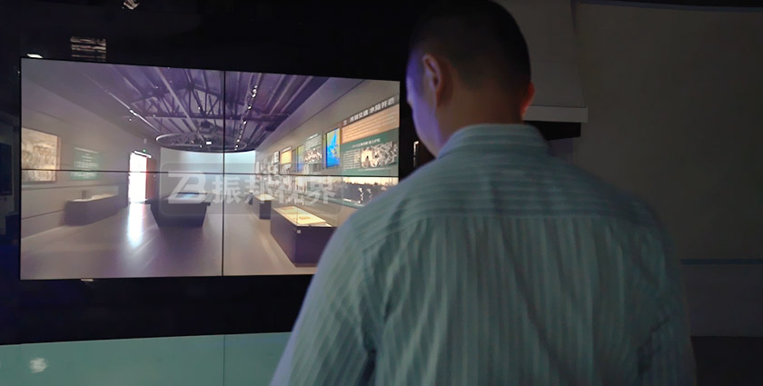 AR物體識別桌 博物館中的AR物體識別桌