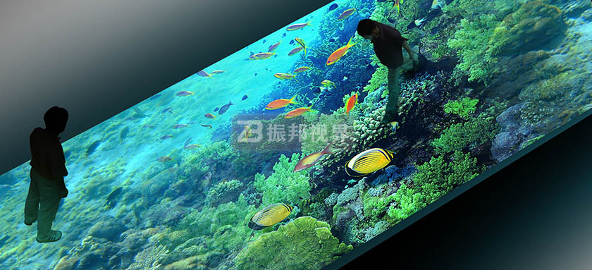 地面互動投影 四通道地面互動投影效果展示