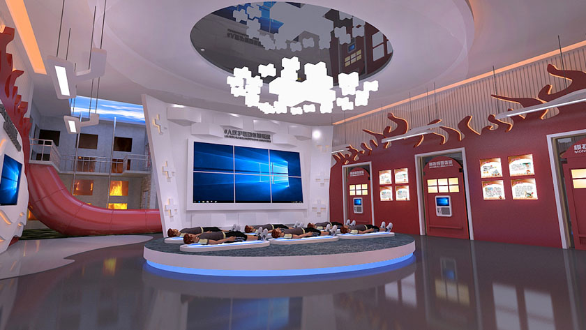 消防展廳場(chǎng)景模擬 消防展廳場(chǎng)景模擬