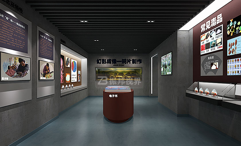 多媒體互動展項 禁毒教育展廳多媒體互動展項