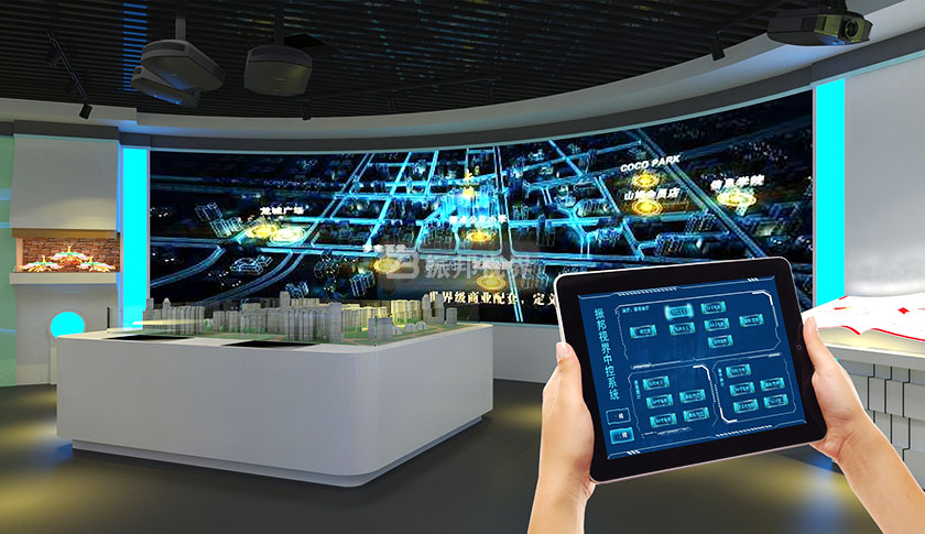 沙盤(pán)中控系統(tǒng) 沙盤(pán)的中控系統(tǒng)展示