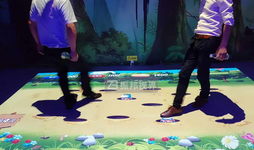 地面互動投影地鼠游戲 地面互動投影地鼠游戲
