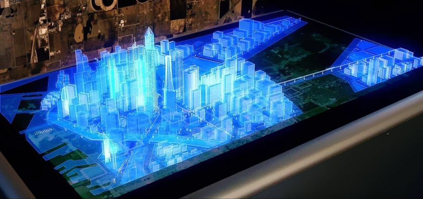 全息投影沙盤展示效果 全息投影沙盤展示效果