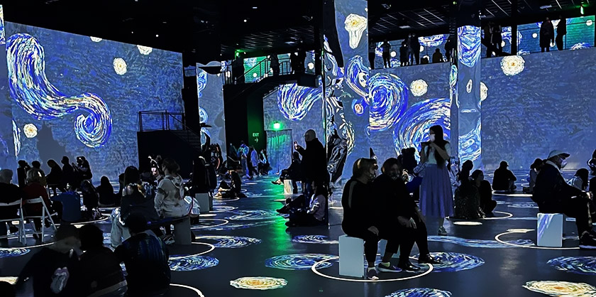 數(shù)字藝術實現(xiàn)的沉浸式空間 數(shù)字藝術實現(xiàn)的沉浸式空間