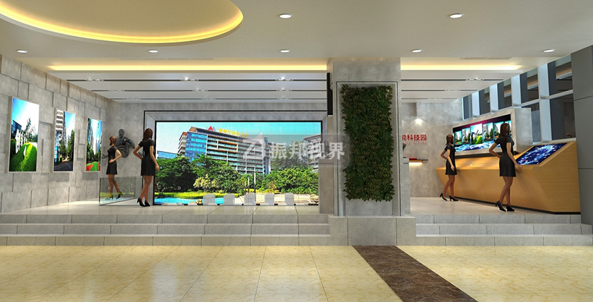 數字科技展廳設計效果圖 數字科技展廳設計效果圖