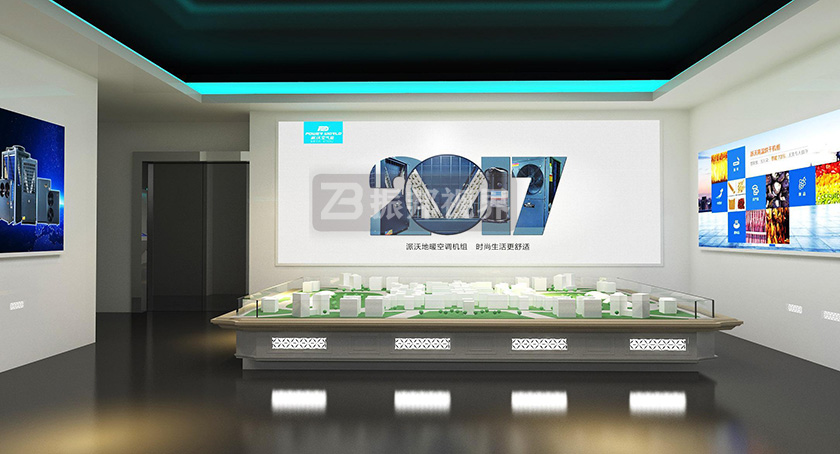 企業(yè)數(shù)字展廳中的沙盤 企業(yè)數(shù)字展廳中的沙盤