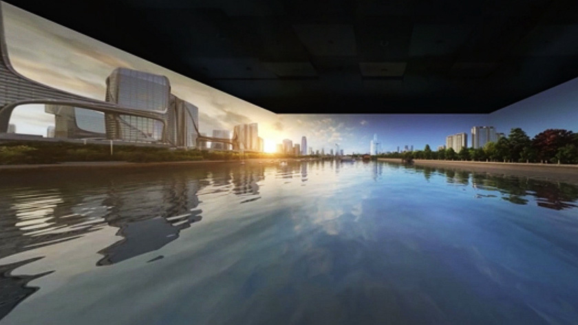 折幕投影沉浸式空間效果圖 折幕投影沉浸式空間效果圖