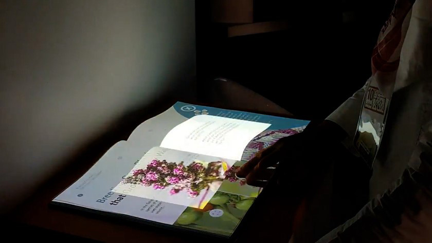 投影翻書(shū)應(yīng)用效果 投影翻書(shū)應(yīng)用效果