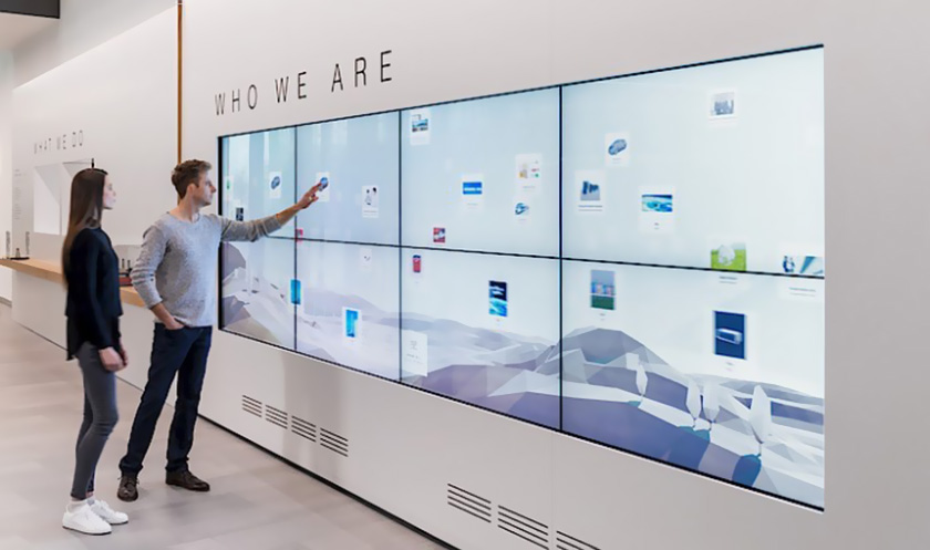 企業(yè)展廳拼接屏 企業(yè)展廳拼接屏