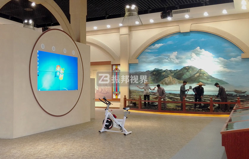 鄉(xiāng)村振興展廳半景畫投影展項(xiàng) 鄉(xiāng)村振興展廳半景畫投影展項(xiàng)