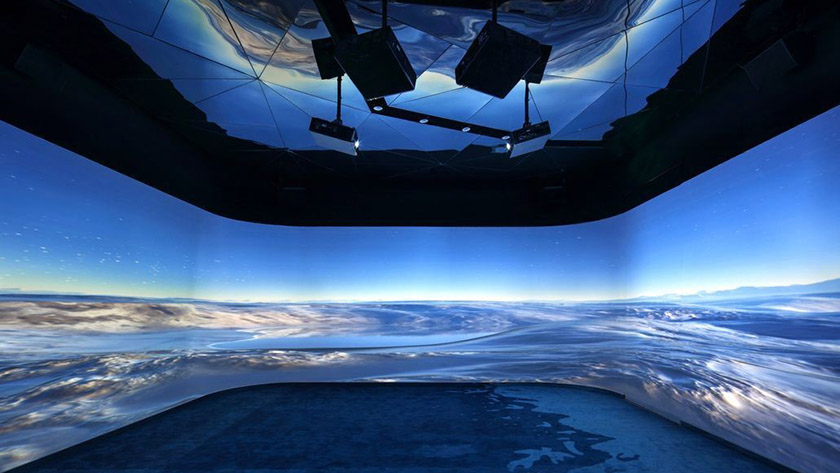 折幕投影互動裝置 折幕投影互動裝置