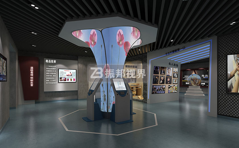 禁毒教育館多媒體方案設(shè)計效果圖 禁毒教育館多媒體方案設(shè)計效果圖