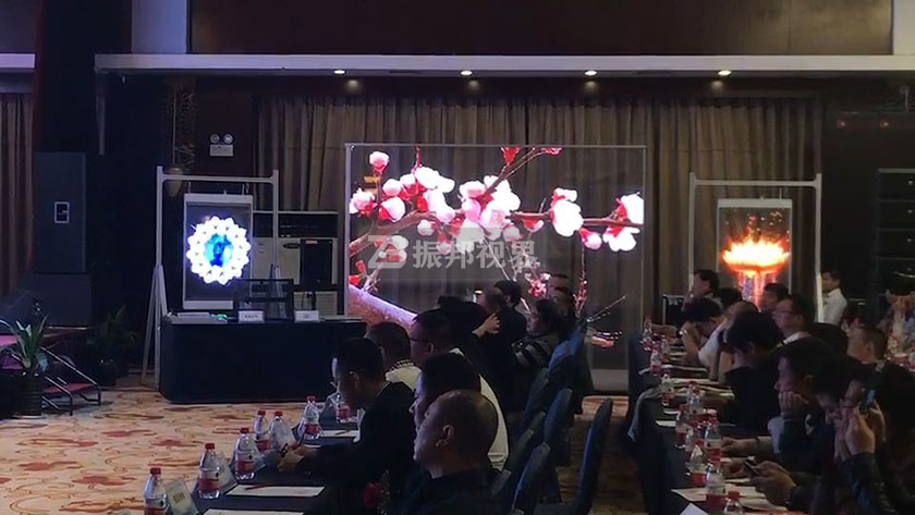 LED透明屏效果展示 LED透明屏效果展示