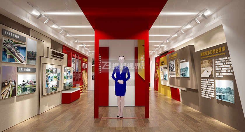 鏡面全息-虛擬講解員 鏡面全息-虛擬講解員