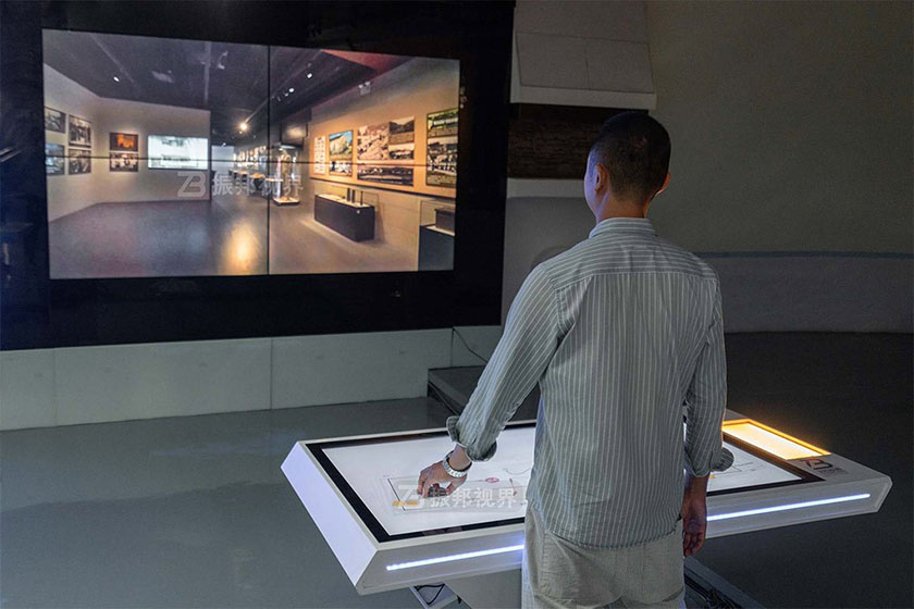 雙屏互動(dòng)AR識(shí)別桌虛擬漫游 雙屏互動(dòng)AR識(shí)別桌虛擬漫游