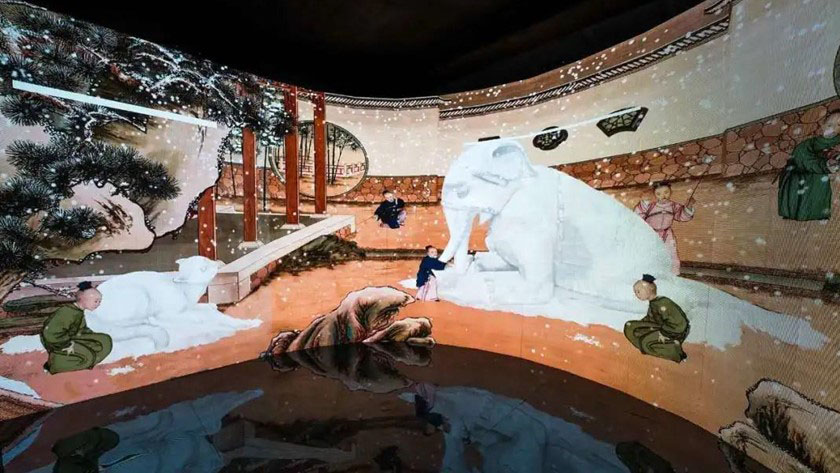 數(shù)字化博物館弧幕投影 數(shù)字化博物館弧幕投影