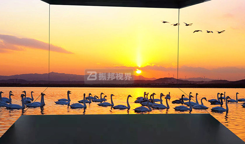 折幕沉浸式投影空間設計效果圖 折幕沉浸式投影空間設計效果圖