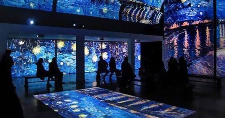 美術(shù)館展廳沉浸式投影