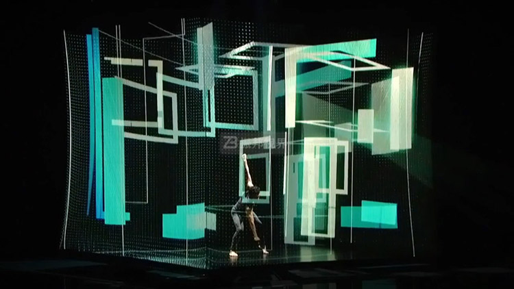 舞臺(tái)全息紗幕投影