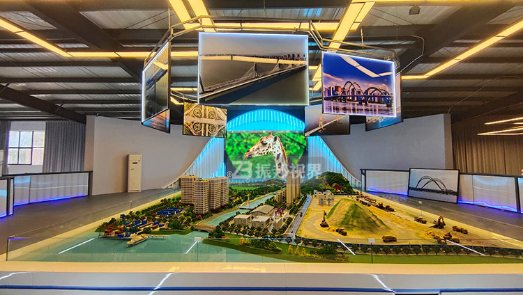 數(shù)字沙盤+LED顯示屏