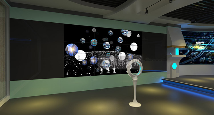 企業(yè)展覽館手勢識(shí)別互動(dòng)裝置