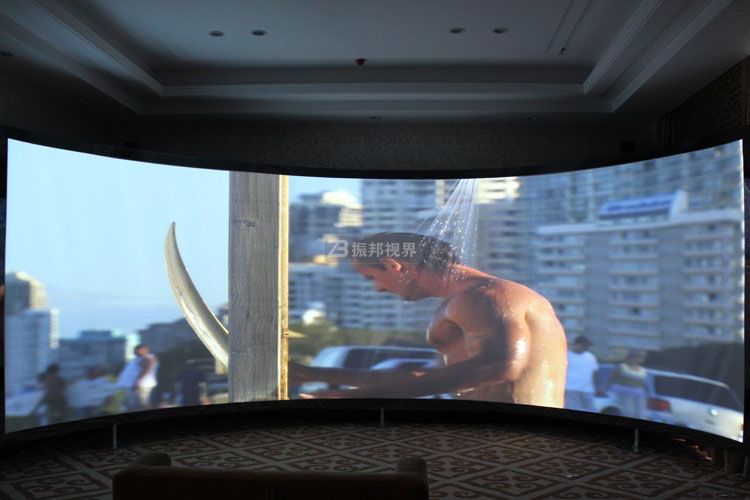 弧幕投影展示效果