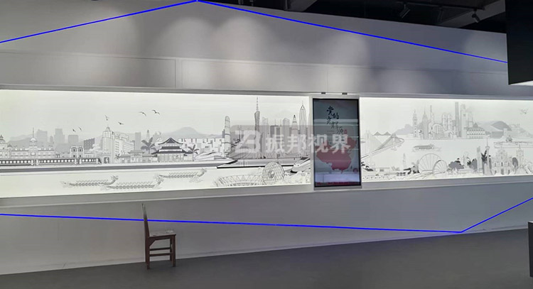 規(guī)劃館滑軌屏