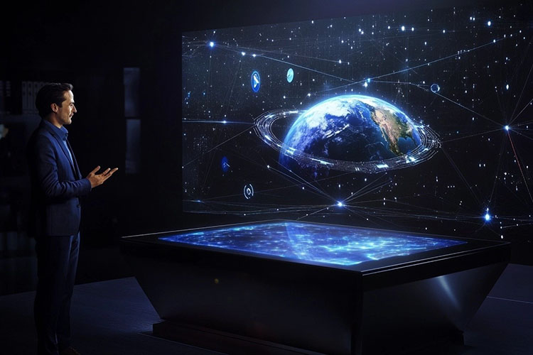 文化展廳全息展示柜