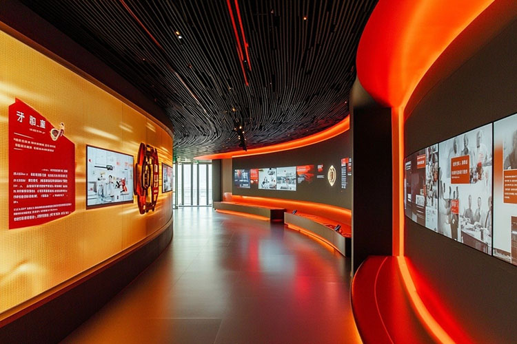 廉政展廳弧幕投影