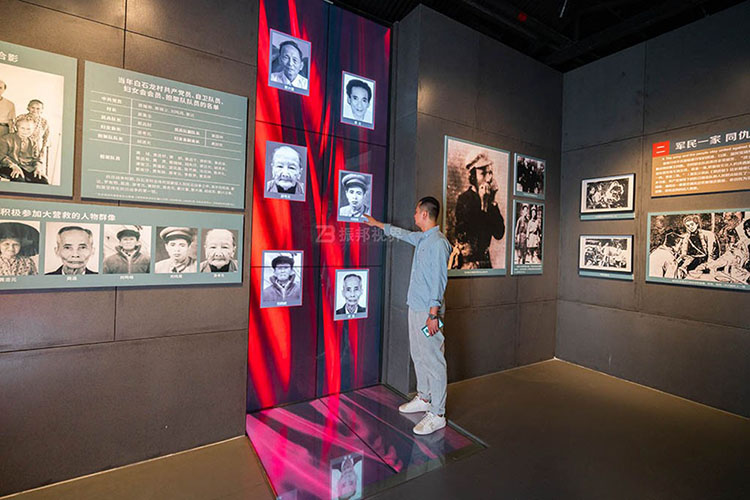 名人互動墻操作演示