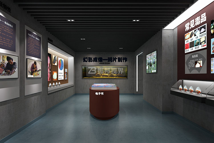 禁毒教育展廳幻影成像